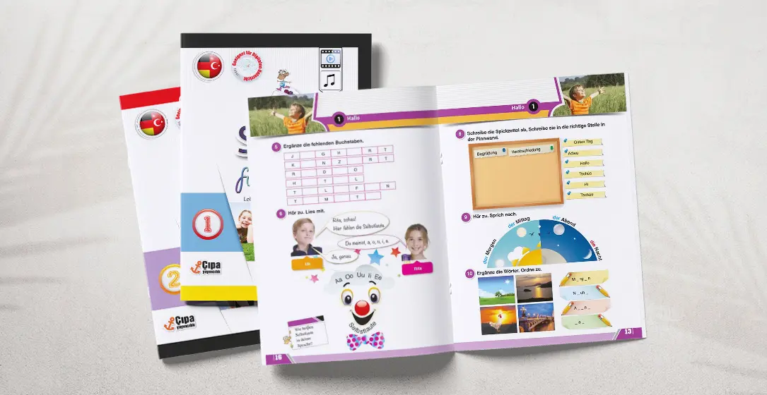 Selfie Almanca Für Kinder kitaplarımız hazır.